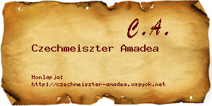 Czechmeiszter Amadea névjegykártya